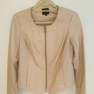 Light pink jacket.